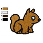 Free Animal for kids Chipmunk Embroidery Design